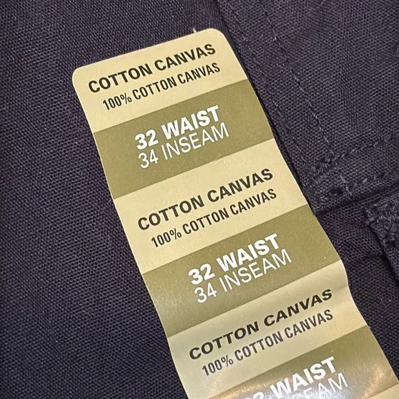 5.11 Tactical Series Pants Mens 32x34 Navy Blue Cargo Workwear Cotton Canvas New - Picture 3 of 3